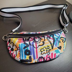 Brighton Graffiti Love Cross Body Bag Fanny Pack NWOT